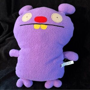 Ugly Dolls "TRUNKO” Purple Plush Toy 2008 Red Nose